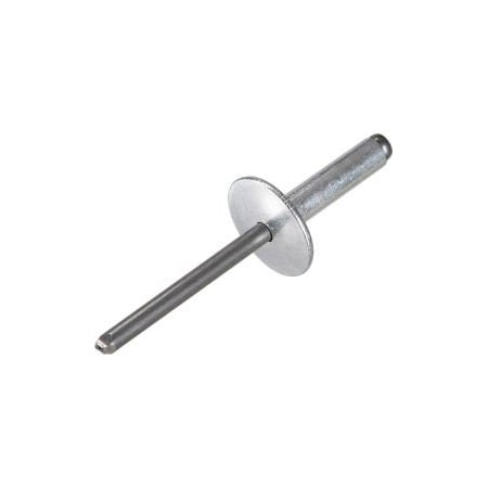 Titan Fasteners Blind Rivet, Flanged Head, 3/16 in Dia., Steel Body, 250 PK NDBGSML66S
